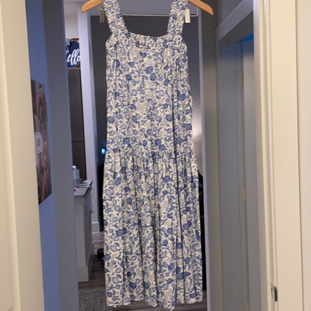 Blue maxi sundress